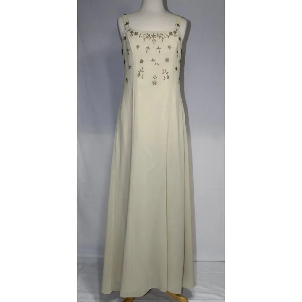 Poly USA #5392 Chiffon Mother of the Bride or Groom-SIZE L-GOLD-NEW W/Tags - Picture 3 of 6